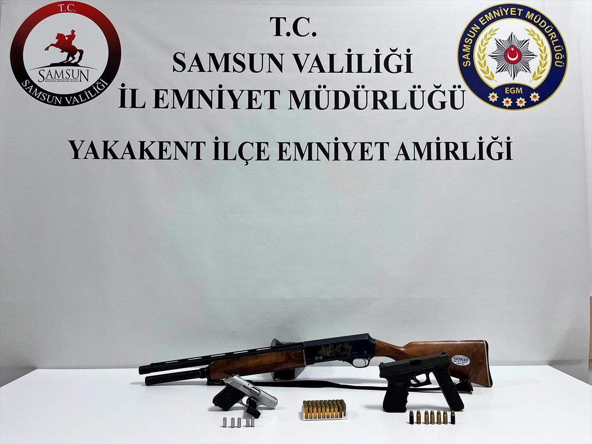 Samsun\'da Ruhsatsız Silah Operasyonu