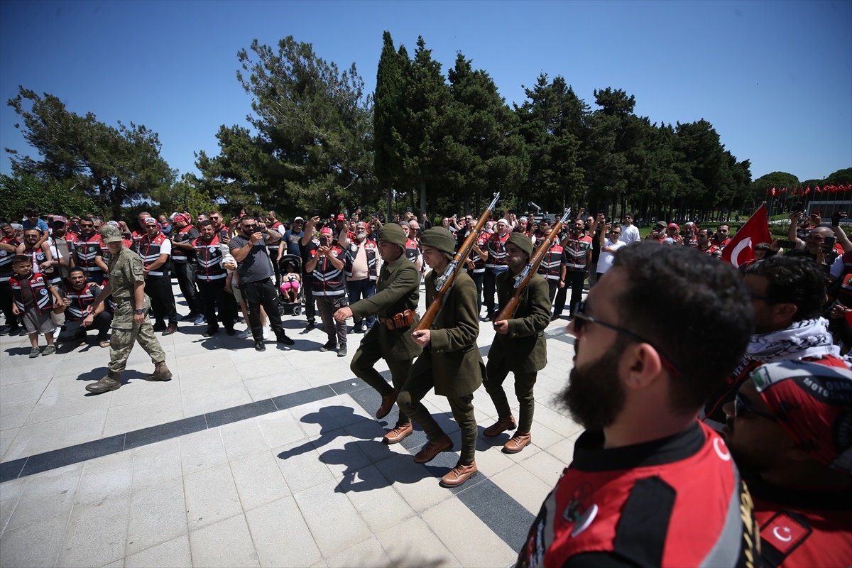 Osmanlı Motosiklet Derneği Çanakkale\'de buluştu