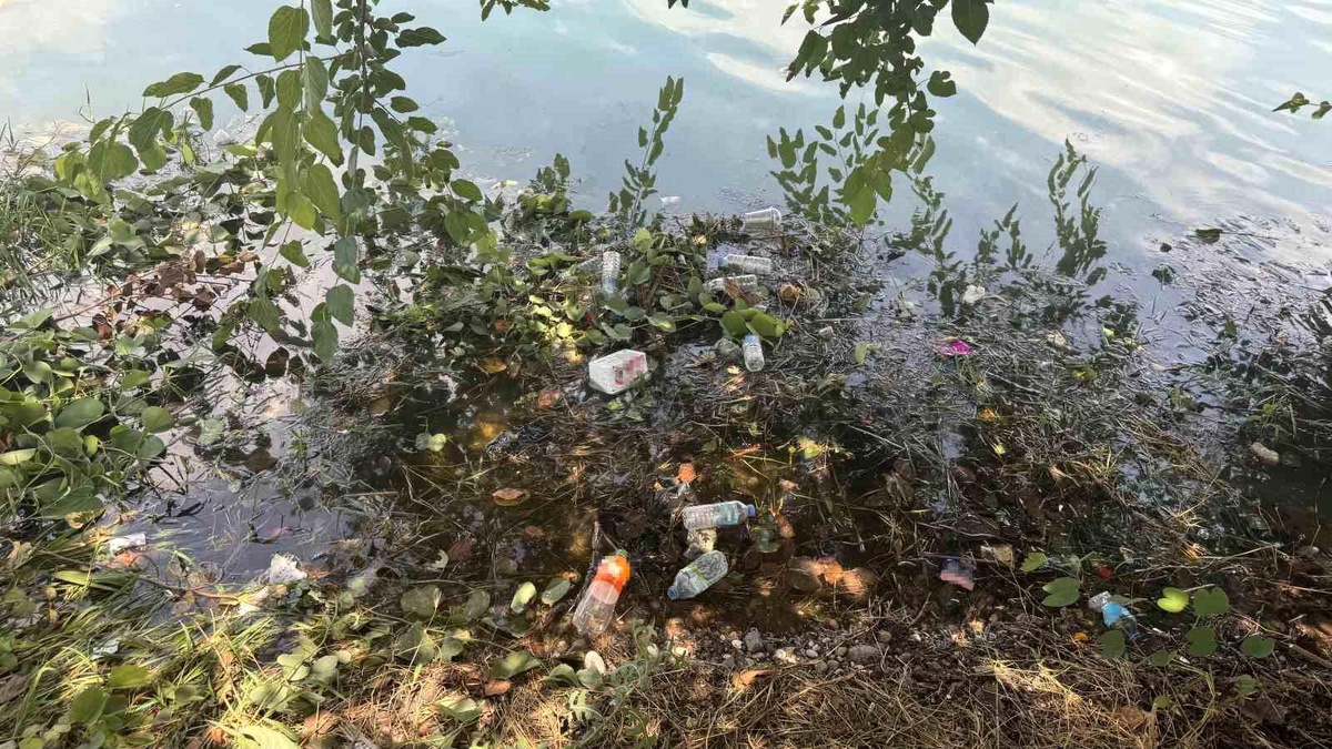 Adana\'da Seyhan Nehri ve çevresindeki kirliliğe vatandaştan tepki
