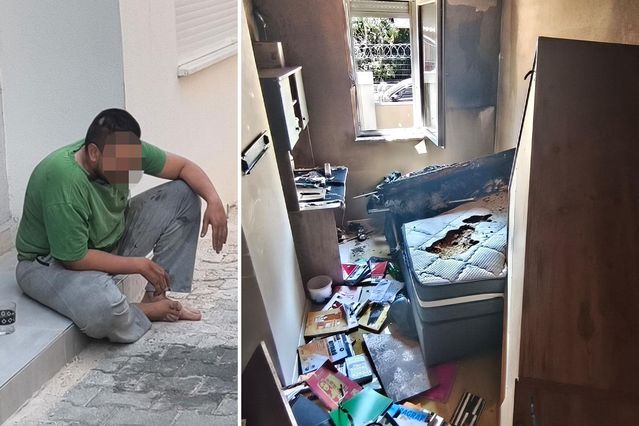 Annesiyle kumanda kavgasına girdi, odasını ateşe verdi