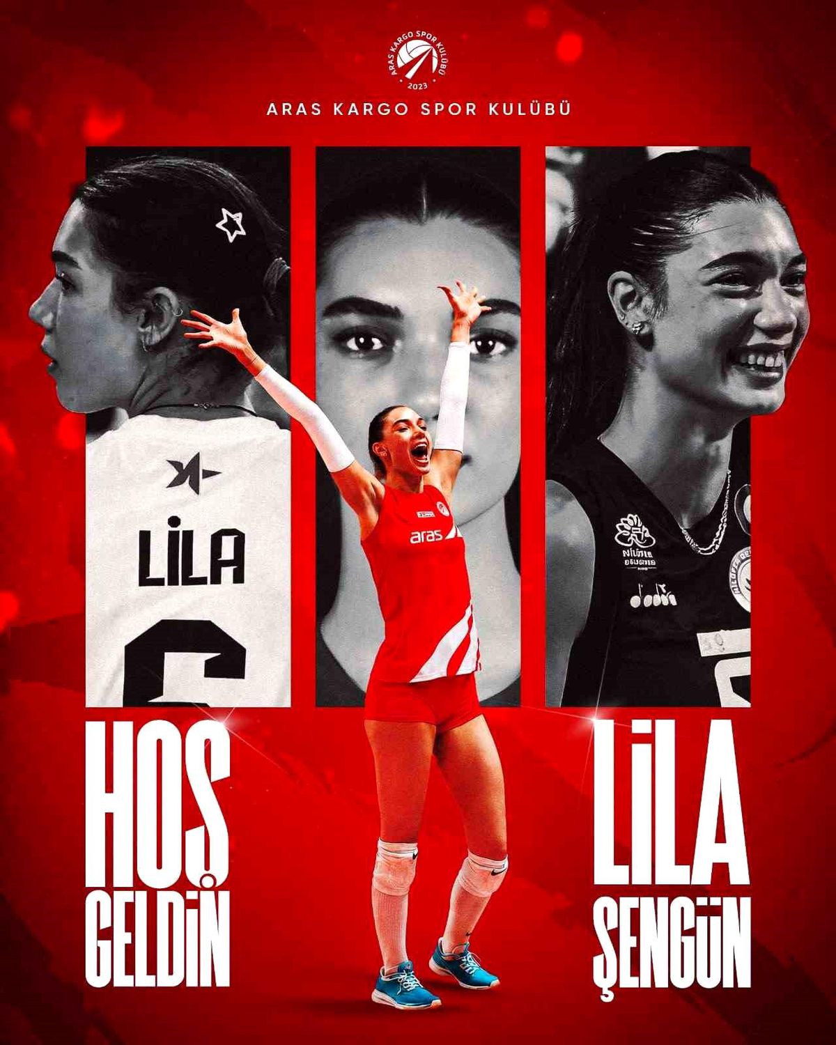 Aras Kargo Voleybol Takımı\'na Lila Şengün Katıldı