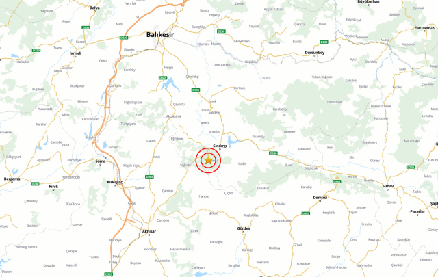 Balıkesir'de 4 büyüklüğünde deprem