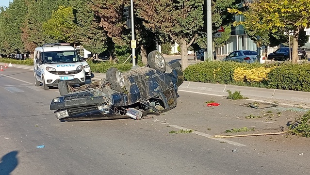 Beypazarı’nda Otomobil Takla Attı: 1 Ölü