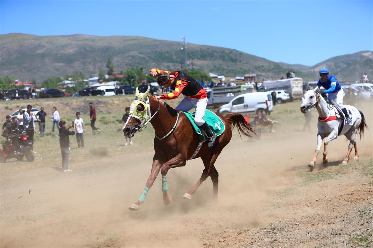 Karlıova\'da Geleneksel At Yarışları Yapıldı