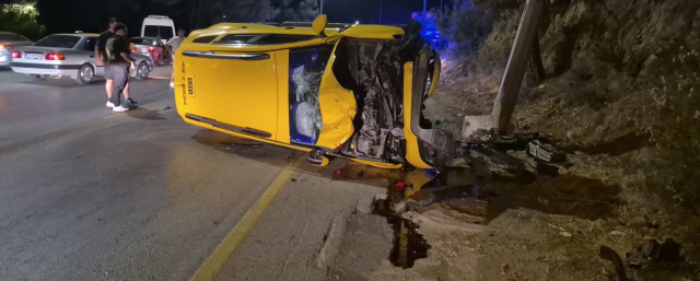 Bodrum'da motosiklet kazası: 1 ölü, 1 yaralı