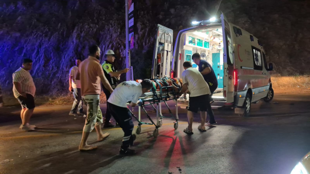 Bodrum'da motosiklet kazası: 1 ölü, 1 yaralı