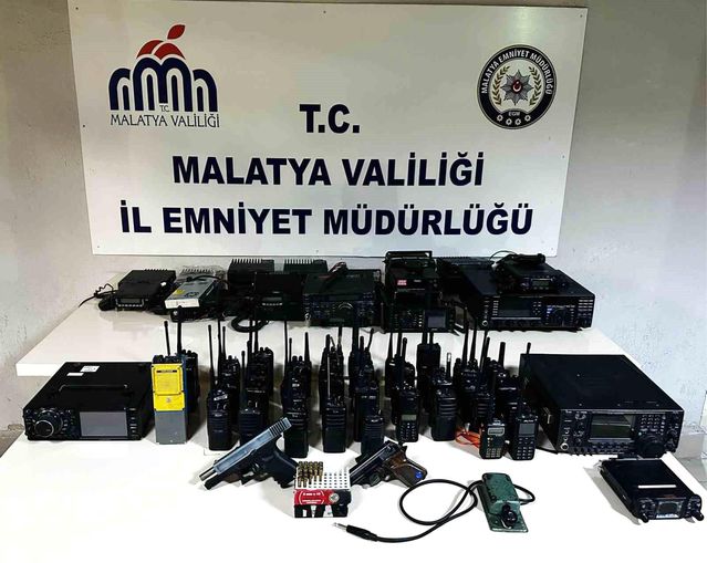 Malatya’da Telsiz Operasyonu: 6 Şüpheli Yakalandı