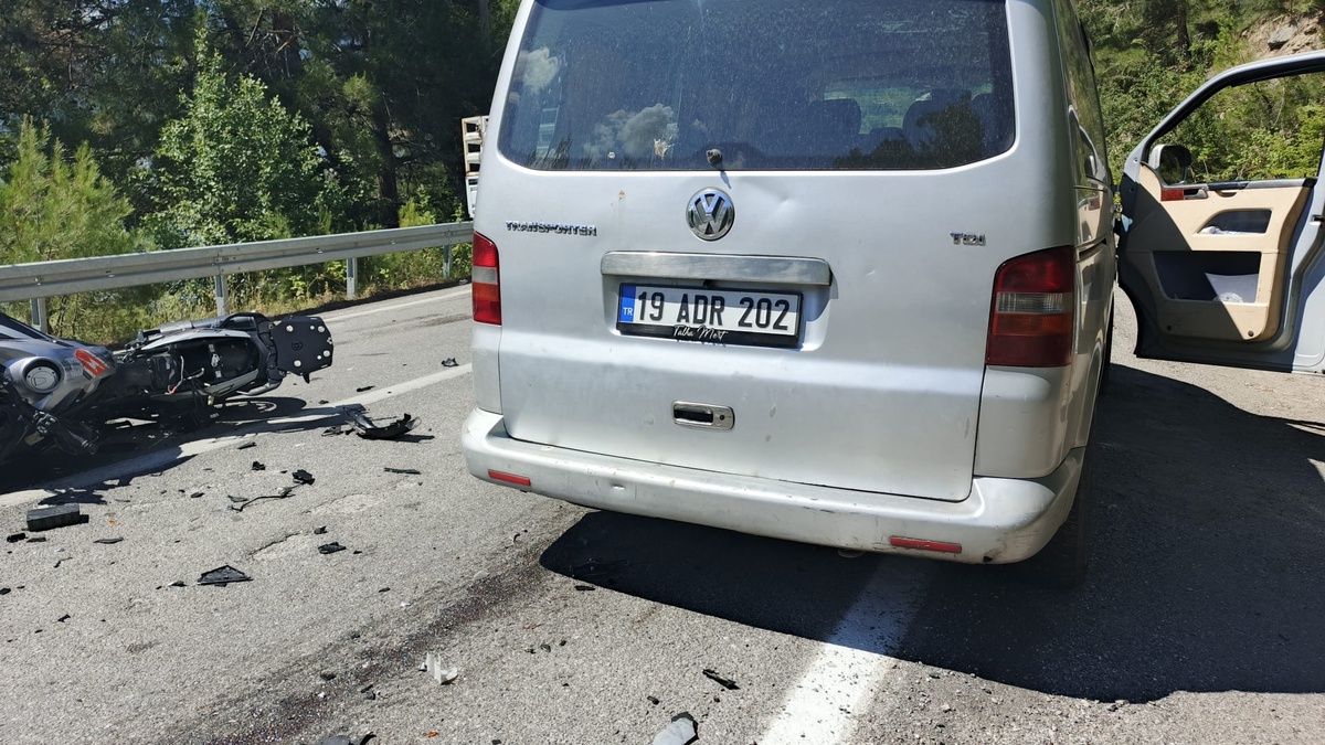 Samsun\'da Motosiklet Kazası: 1 Ölü