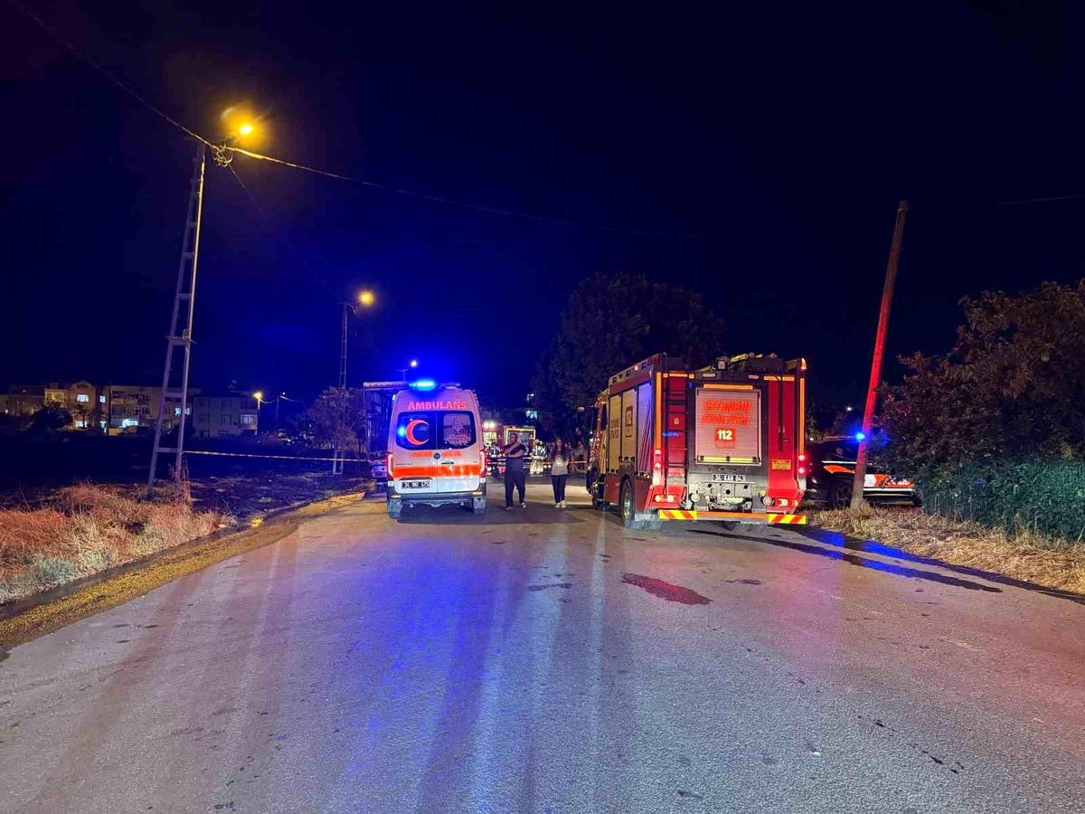 Büyükçekmece\'de Tırda Yangın