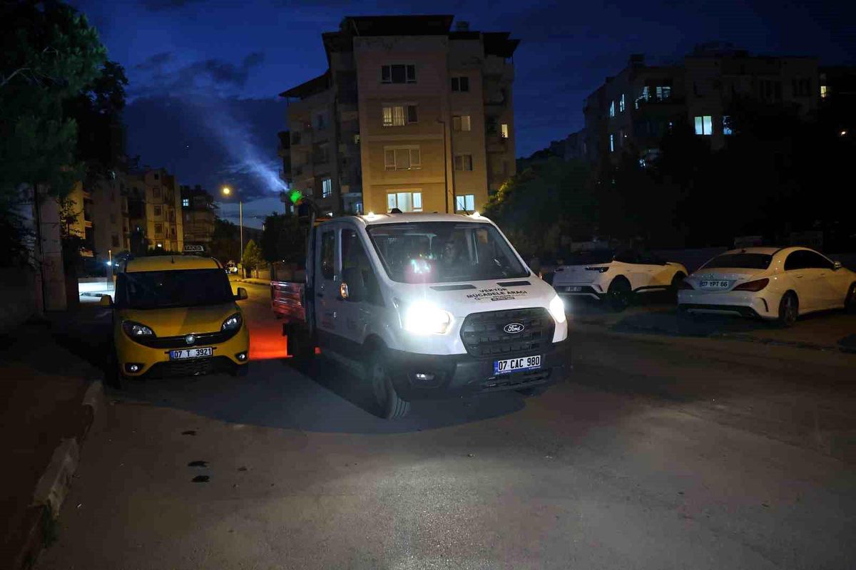 Büyükşehir\'den gece vektör mesaisi