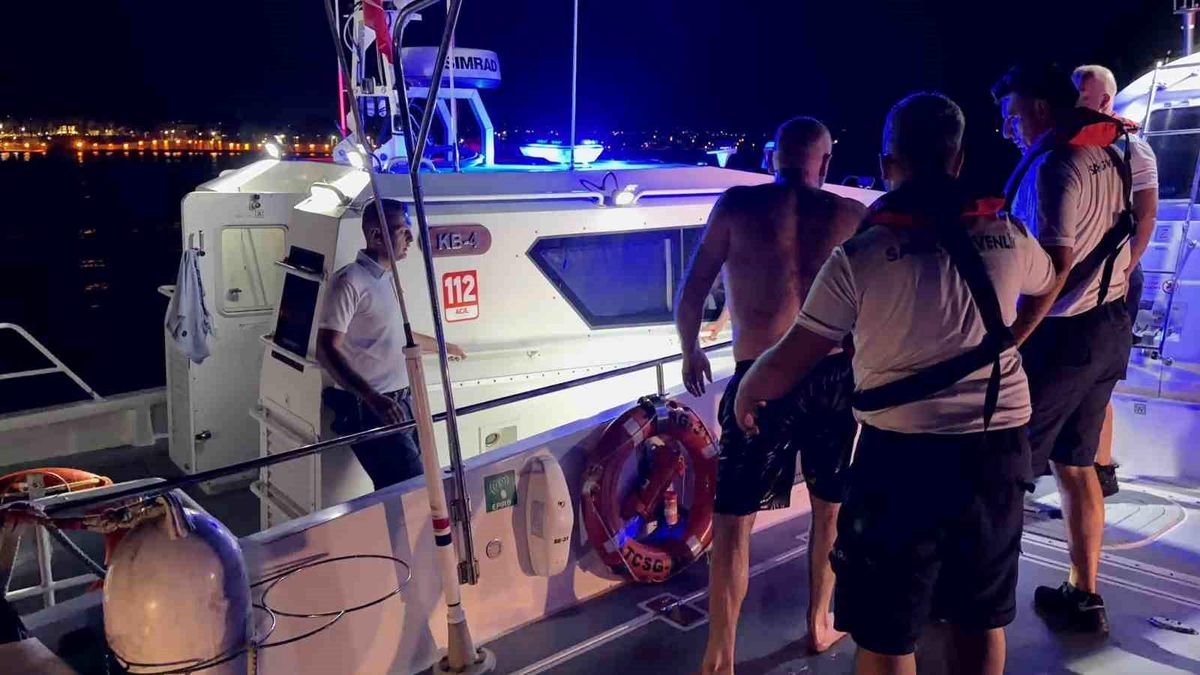 Didim\'de Alabora Olan Teknedeki 2 Kişi Kurtarıldı