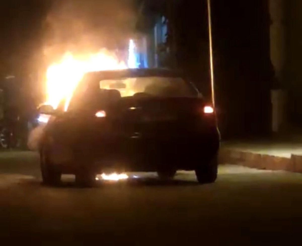 Gaziantep\'te Otomobil Yangını