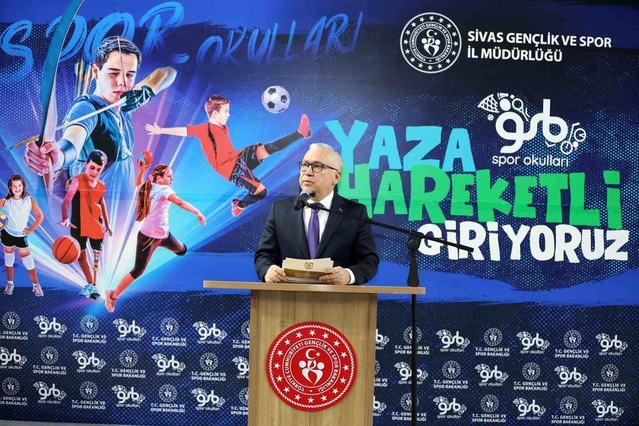 Sivas’ta GSB Spor Okulları Başladı
