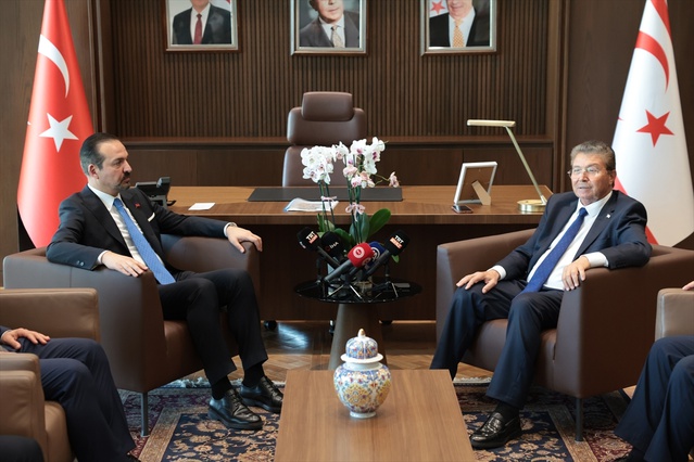 KKTC Cumhurbaşkanı Erhürman Zorlu’yu Kabul Etti
