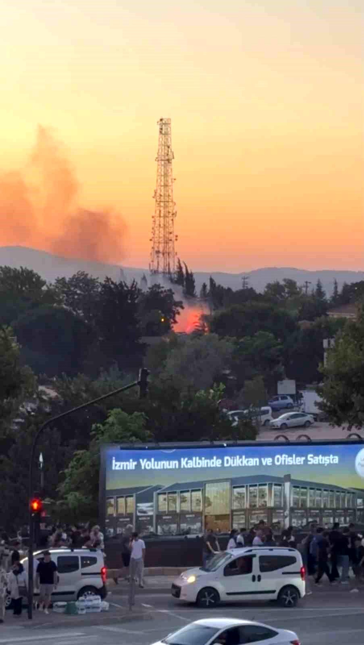 Bursa\'da Kültür Yolu Festivali\'nde Yangın Paniği