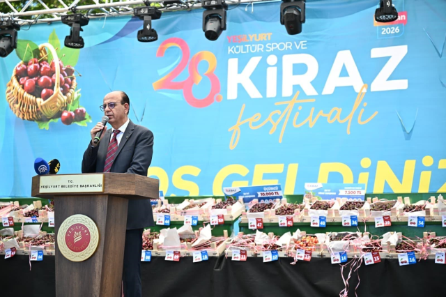 Yeşilyurt Kültür, Spor ve Kiraz Festivali 3 yıl aradan sonra başladı
