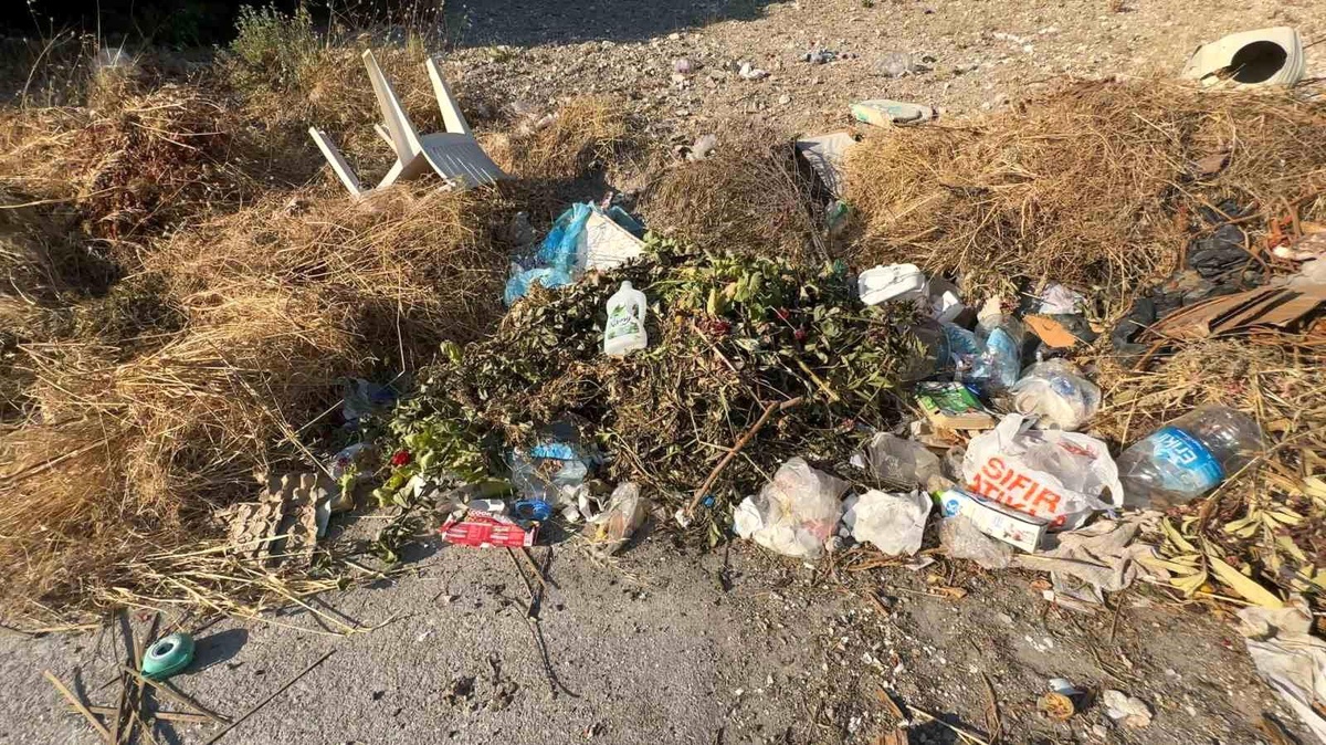 Yol kenarları çöple doldu, mahalleli isyan etti