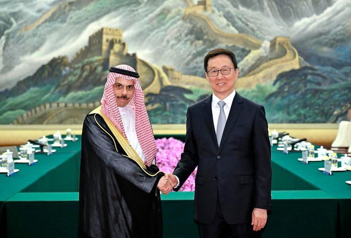 Han Zheng Suudi Bakan ile Görüştü