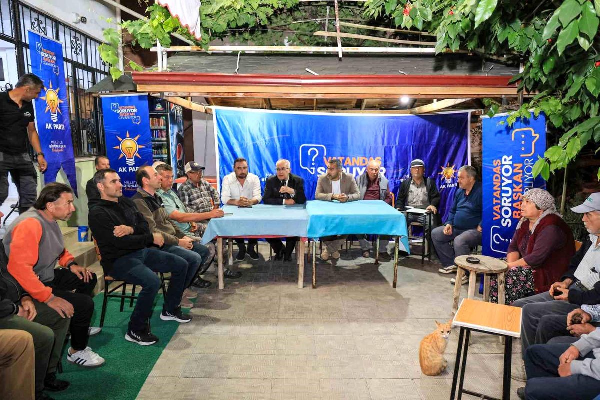 Başkan Arslan \'Vatandaş Soruyor, Başkan Cevaplıyor\' buluşmalarını sürdürüyor