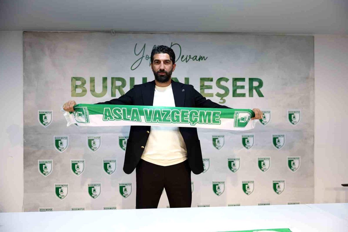 Bodrum FK, Burhan Eşer ile 2 Yıl Devam Kararı Aldı