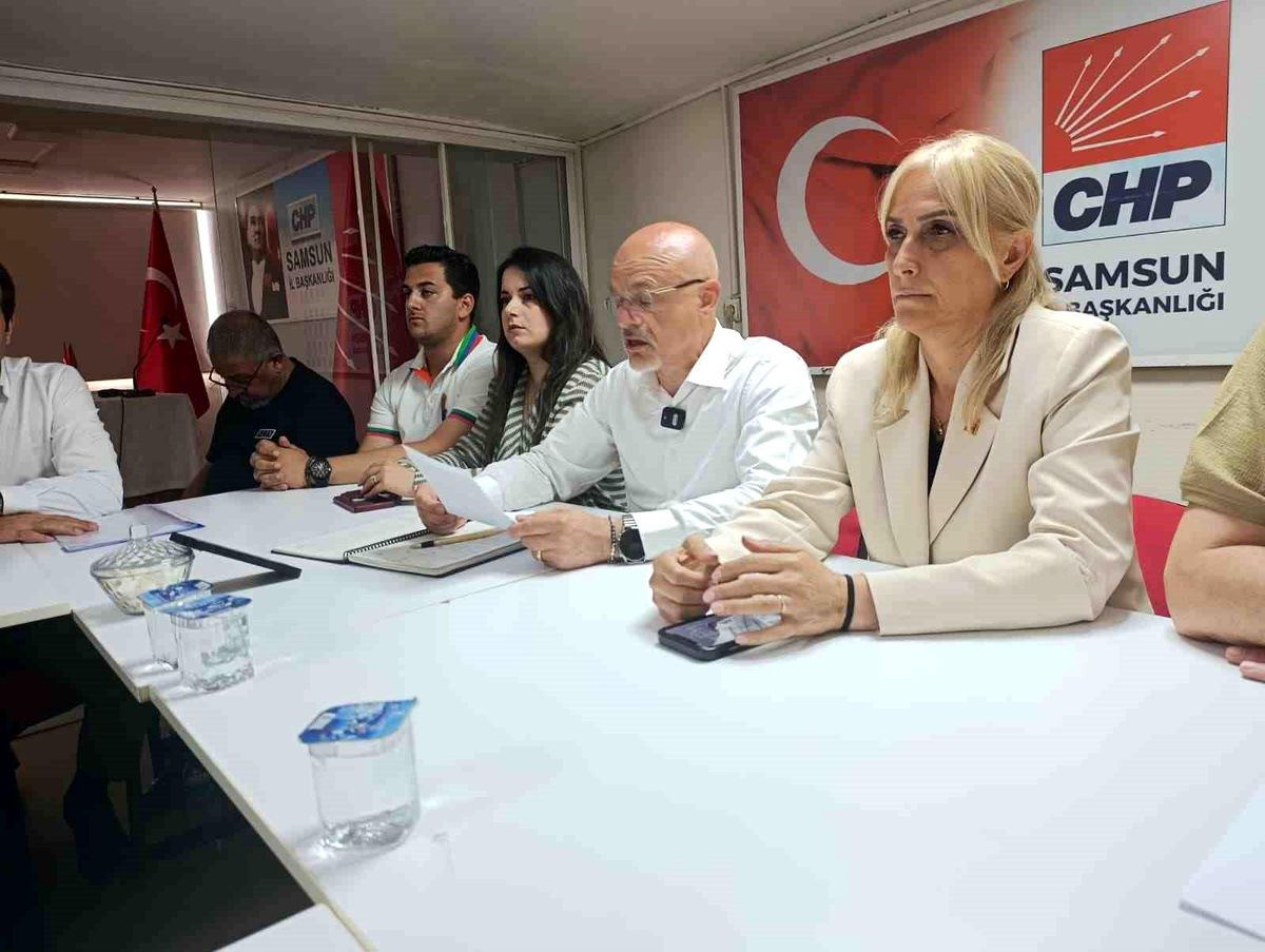 CHP Samsun İl Başkanı Görevden Alındı