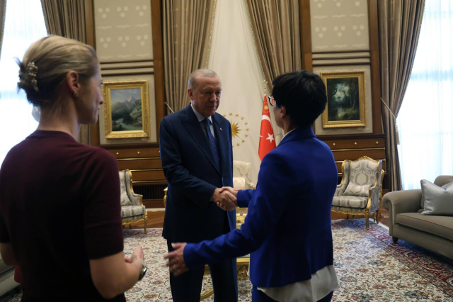 Cumhurbaşkanı Erdoğan, AB Dış İlişkiler Temsilcisi Kallas'ı kabul etti