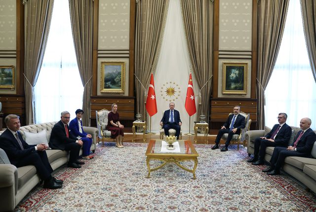 Cumhurbaşkanı Erdoğan, AB Dış İlişkiler Temsilcisi Kallas'ı kabul etti