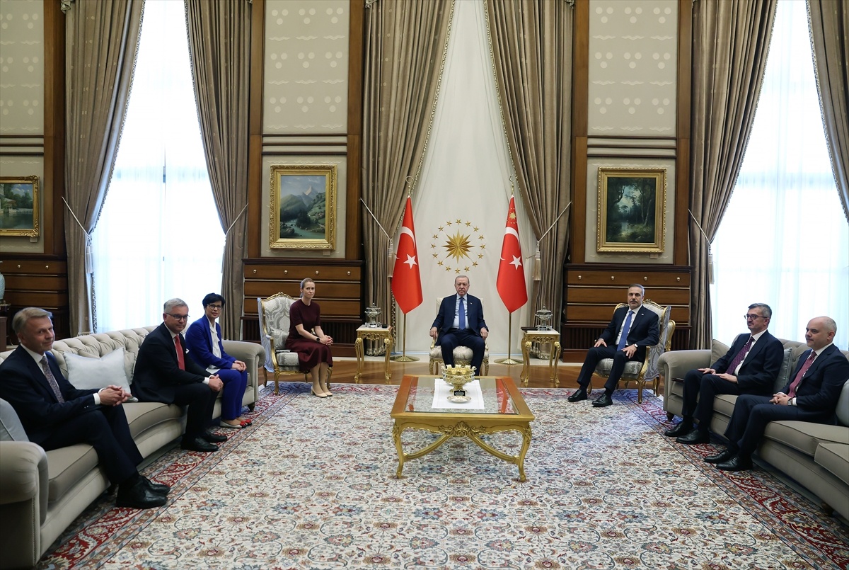 Erdoğan, AB Temsilcisi Kallas\'ı Kabul Etti