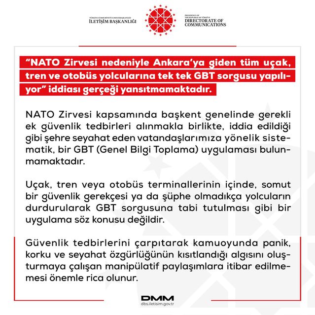 GBT Sorguları İddiası Yalanlandı