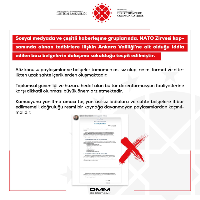 NATO tedbir belgesi sahte çıktı