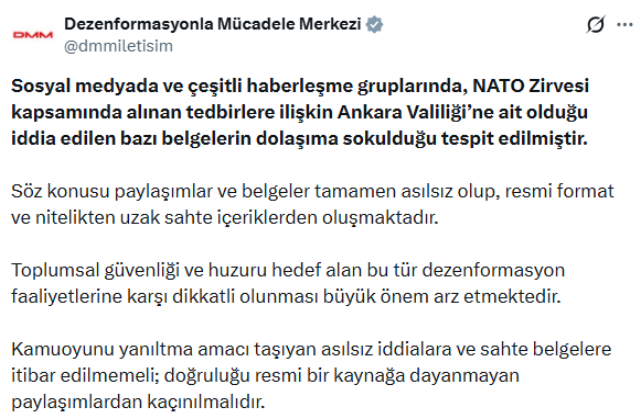 NATO tedbir belgesi sahte çıktı