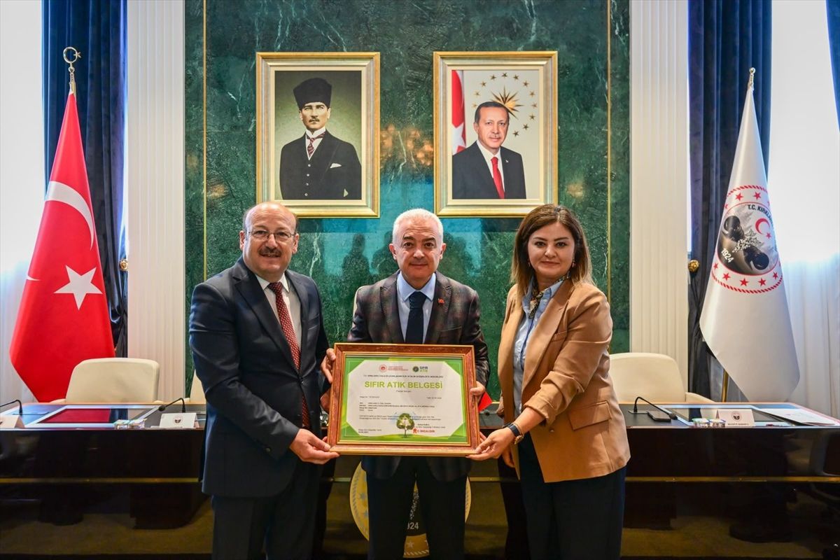 Kırklareli İl Özel İdaresi \'Sıfır Atık Belgesi\' aldı
