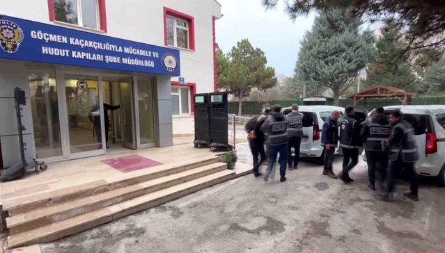 Konya’da Göçmen Kaçakçılığı Operasyonu