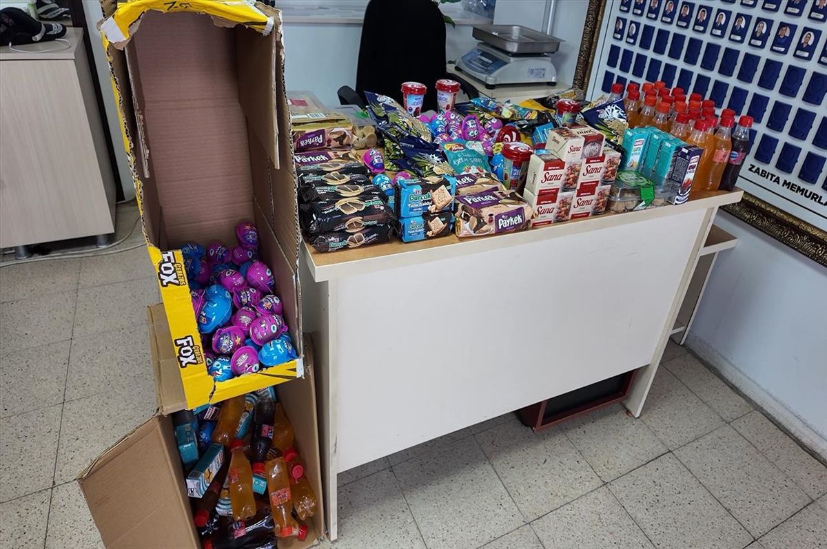Mersin\'de Tarihi Geçmiş 230 Gıda Ürünü Ele Geçirildi