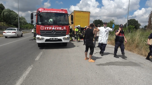 Bafra'da trafik kazası: 2 ölü