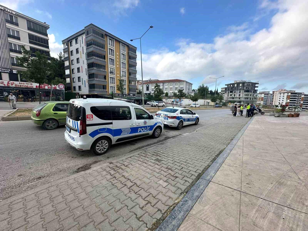 Samsun\'da Motosiklet Kazası: Sürücü Yaralandı