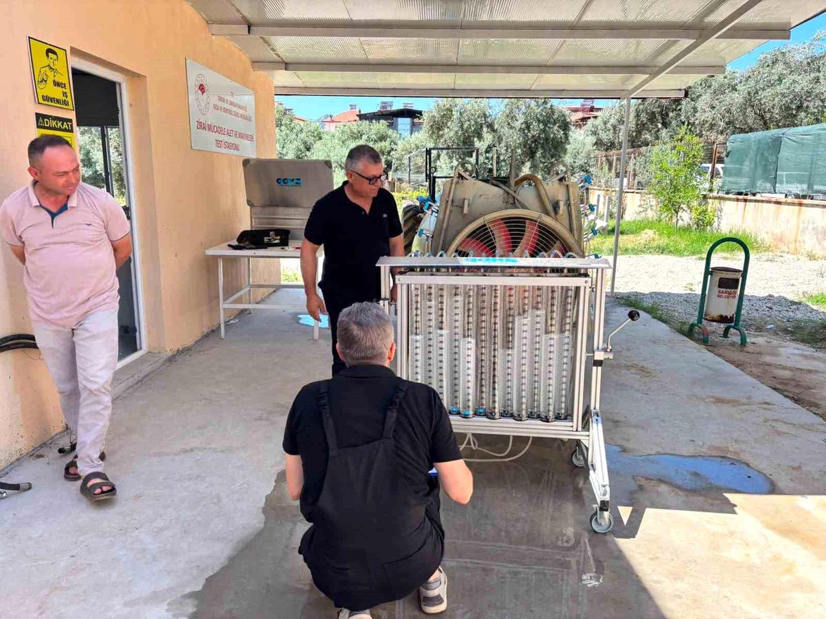 Sarıgöl\'de Zirai Mücadele Test İstasyonu Kuruldu