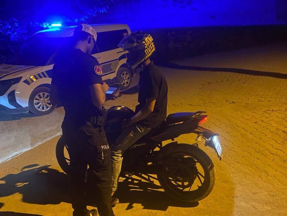 Sason\'da Motosiklet Denetimleri