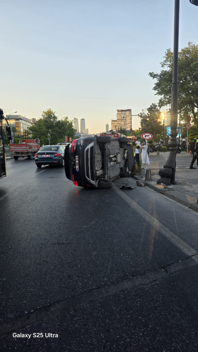 Test sürüşünde lüks otomobille cipe çarpıp kaçtı! 174 bin lira ceza yazıldı