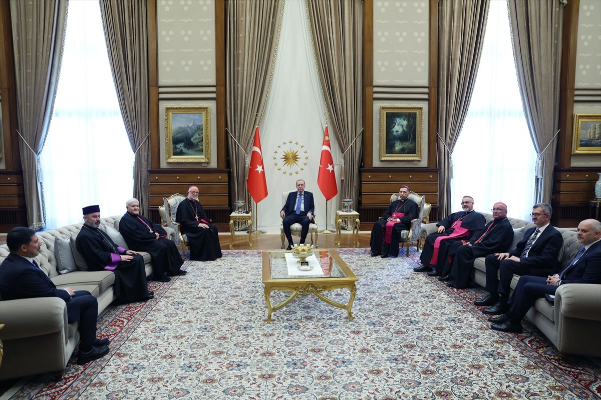 Erdoğan, Katolik Episkoposlar Heyetini Kabul Etti
