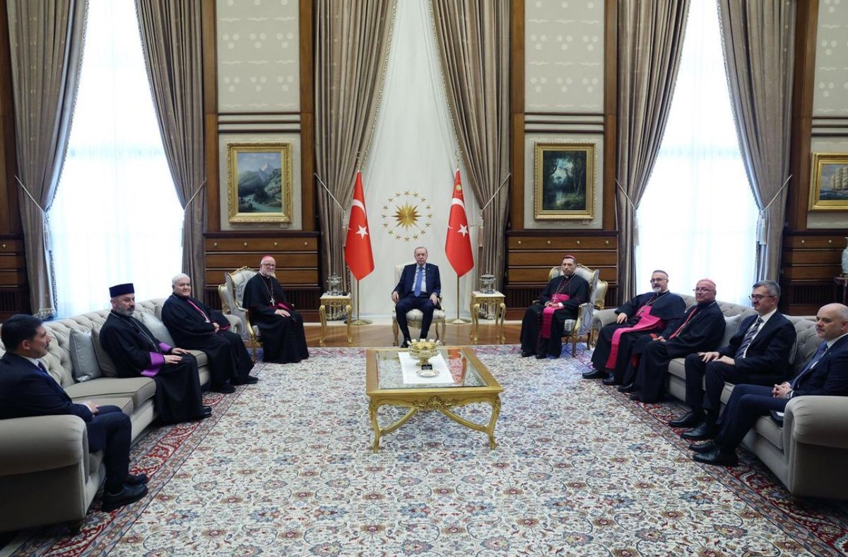 Erdoğan, Katolik Episkoposlar heyetini kabul etti