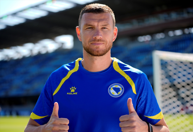 Edin Dzeko'dan Amerikalı kadın muhabirin küstah sözlerine hak ettiği gibi cevap
