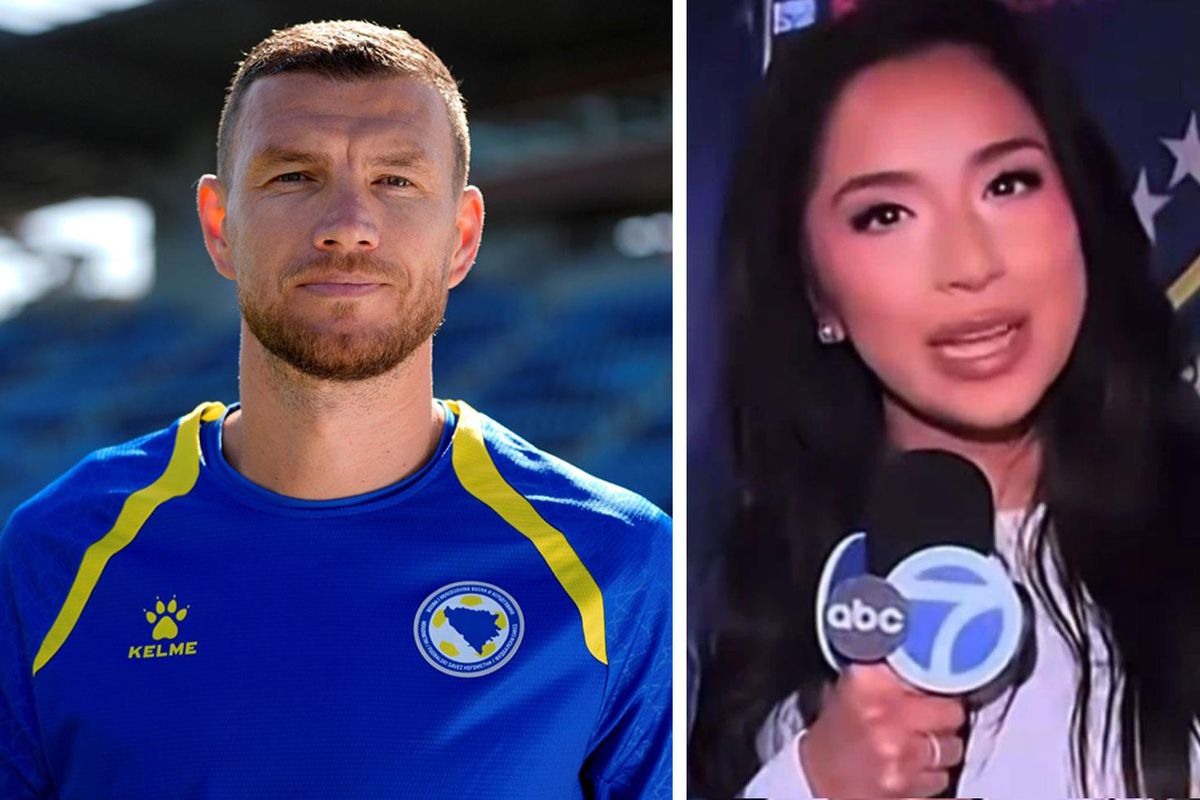 Edin Dzeko\'dan Amerikalı kadın muhabirin küstah sözlerine hak ettiği gibi cevap