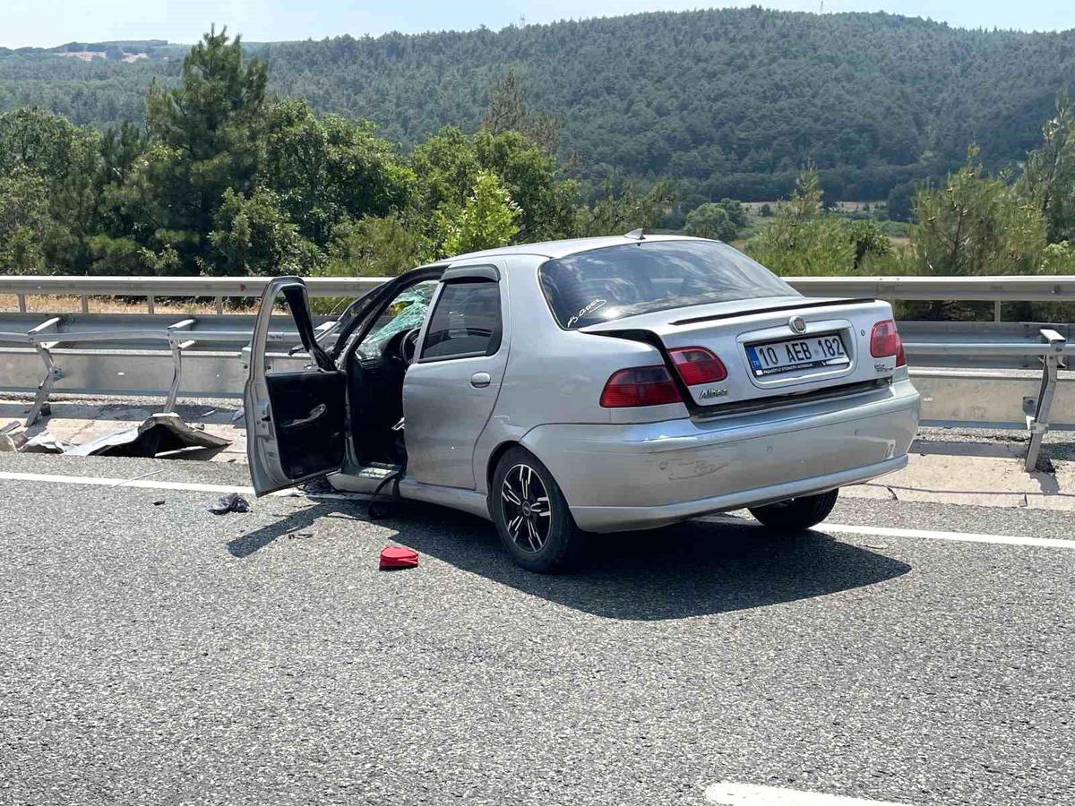 Edremit-Balıkesir karayolunda trafik kazası