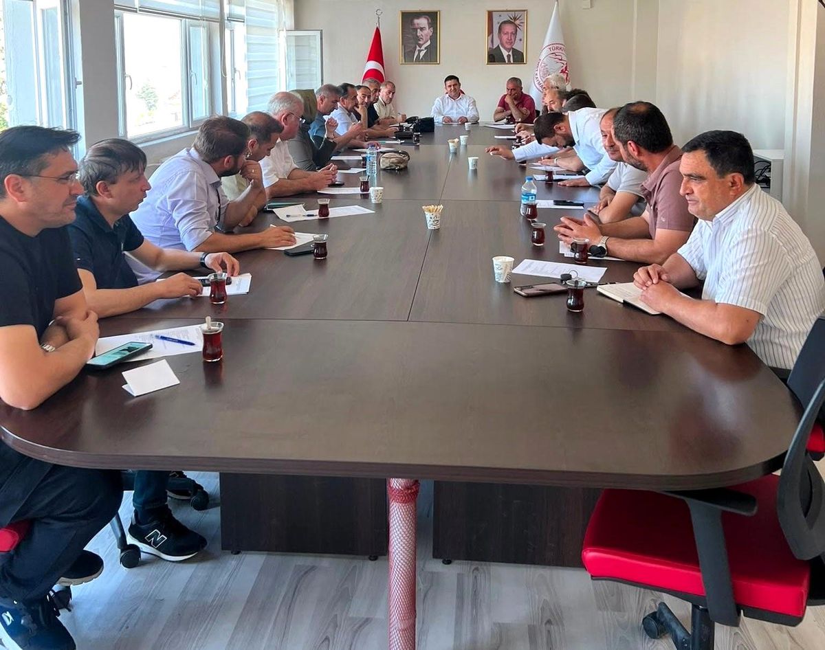 Eğitimde Değerlendirme Toplantısı Yapıldı