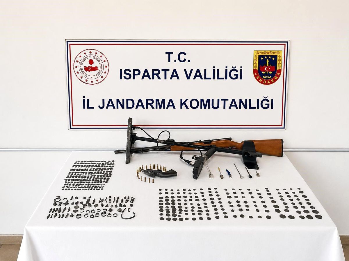 Isparta\'da Tarihi Eser Kaçakçılığı Operasyonu