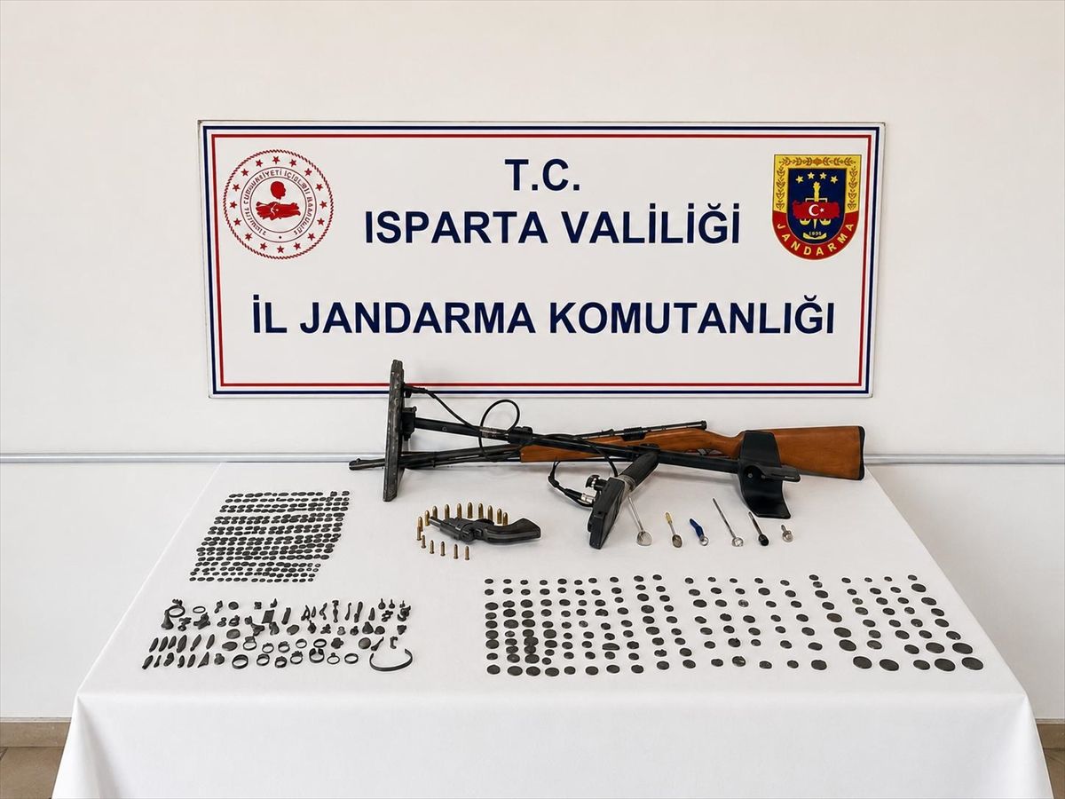 Isparta\'da Tarihi Eser Kaçakçılığı Operasyonu
