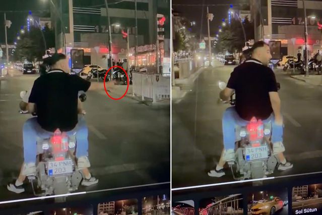 İstanbul’da infial yaratan görüntü! Silahını vatandaşlara doğrulttu