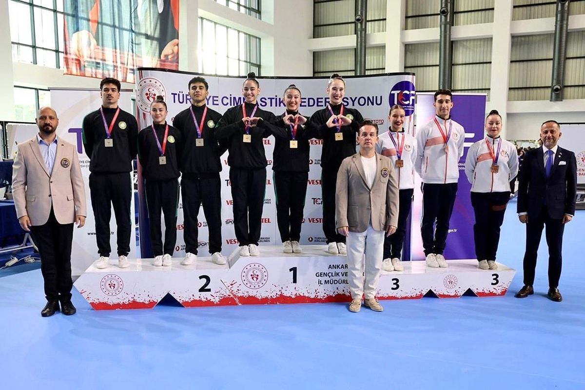 MCBÜ Sporcularından Aerobik Cimnastikte Büyük Başarı