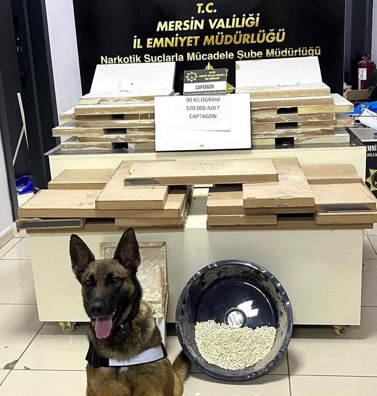 Mersin\'de 520 Bin Uyuşturucu Hap Ele Geçirildi